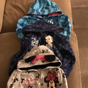Disney Hoodie Jacket Bundle Size 4